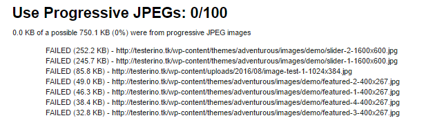 Webtest.org's results for progressive JPEGs