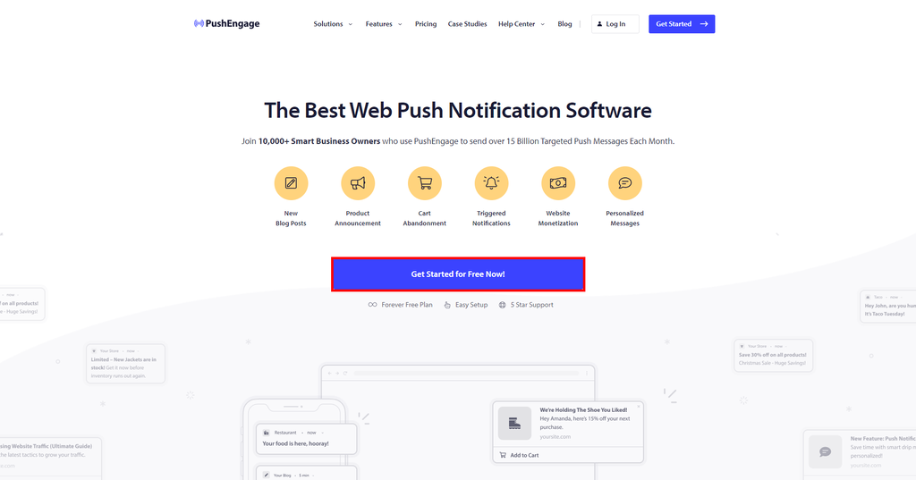 PushEngage - The Best Mobile & Web Push Notification Service