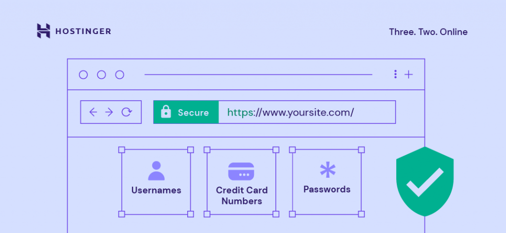 Browser's address bar indicating a secure website
