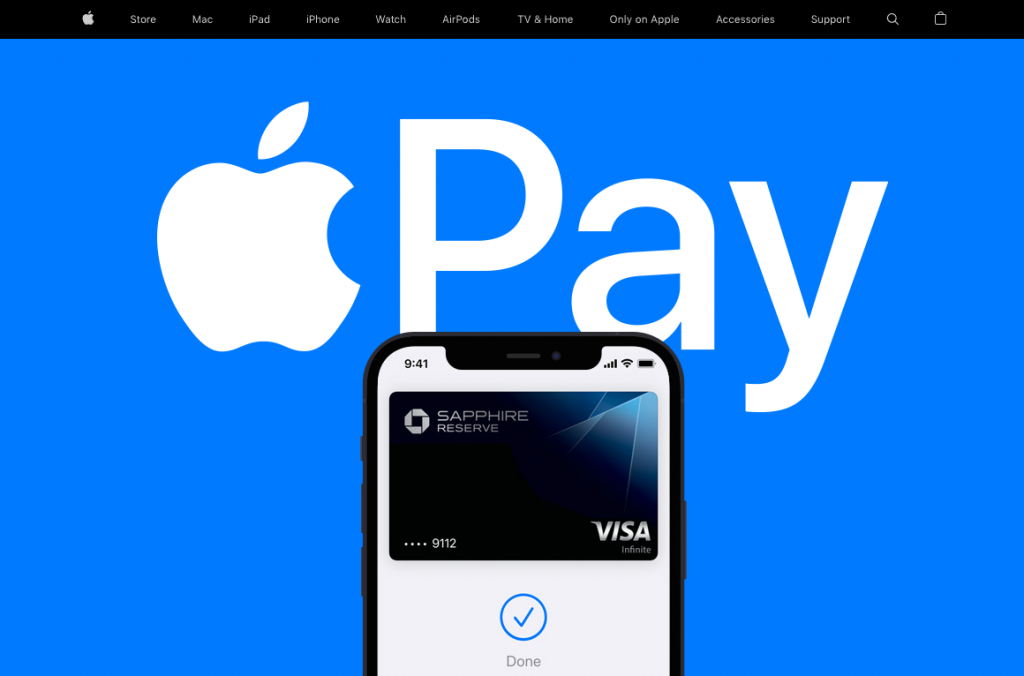 Apple Pay, one of the best payment gateways for mobile payments
