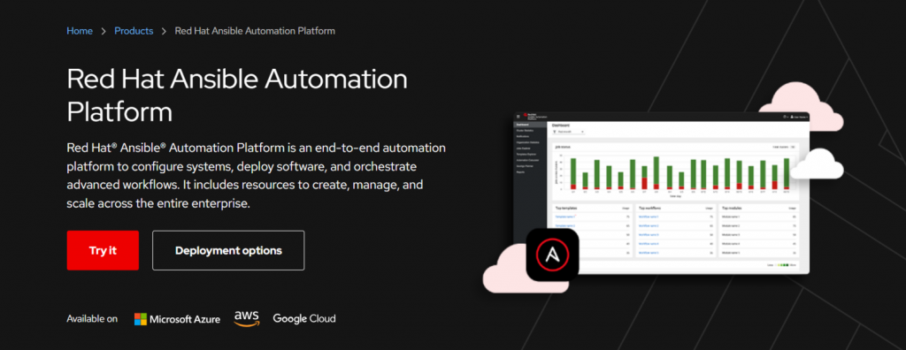 Ansible official homepage