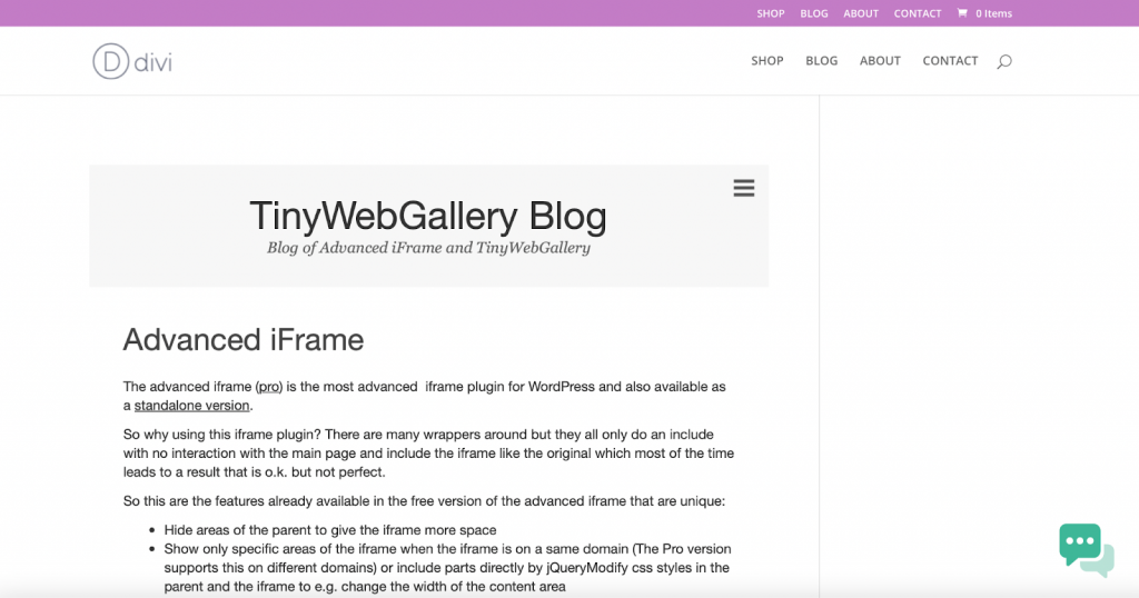 Preview your iFrame on the front end.
