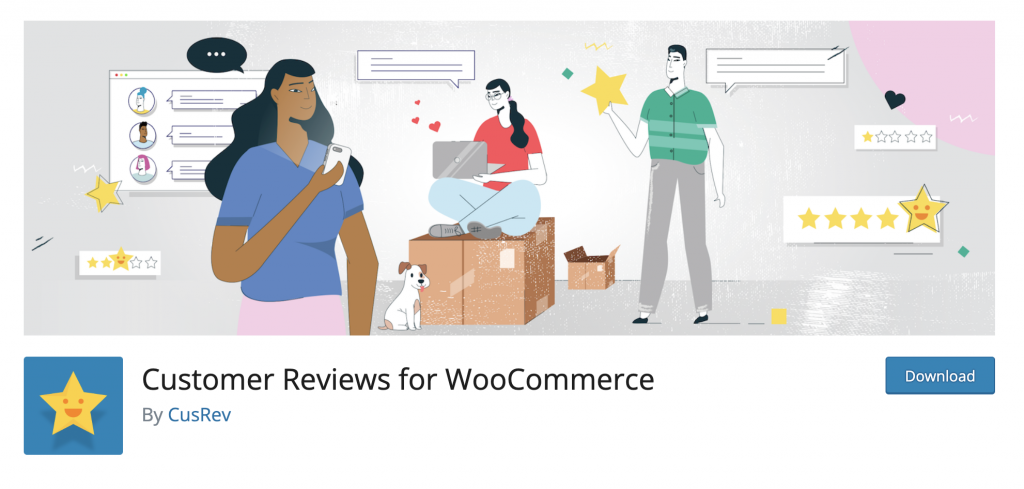Customer Reviews for WooCommerce plugin banner