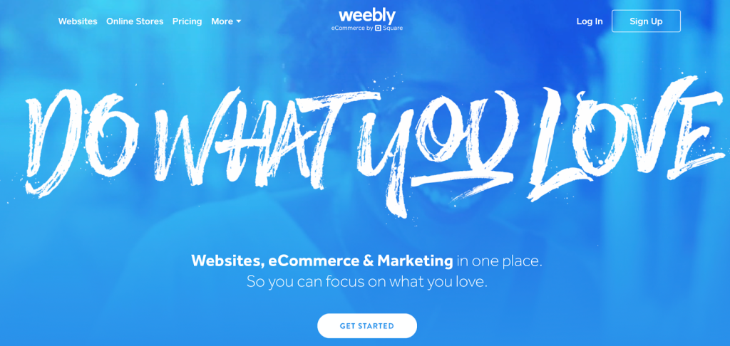The Weebly website builder