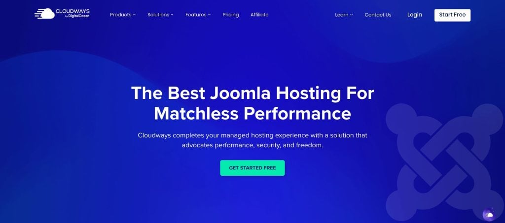 Cloudways managed Joomla hosting
